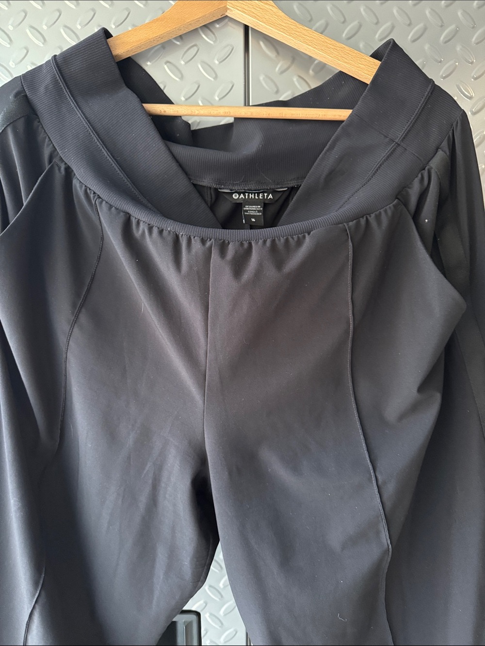 Athleta Black Pull-On Performance Pants